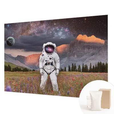 Papier peint photo sur tissu non tissé paysage cosmique