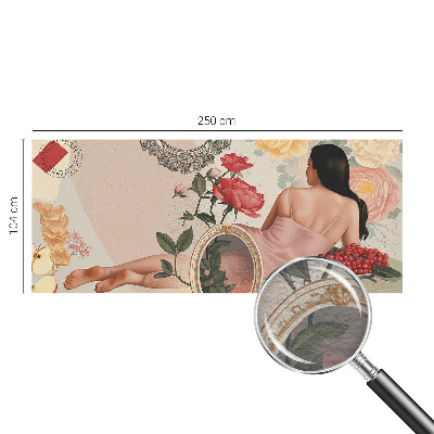 Papier peint chambre moderne Kvetinová elegancia