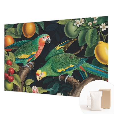 Tapisserie panoramique avec motif « Aventure tropicale »