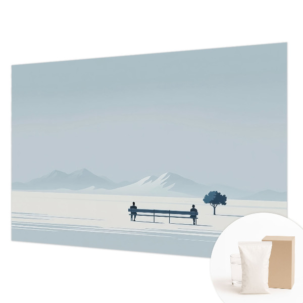 Papier peint panoramique tendance Minimalistická krajina