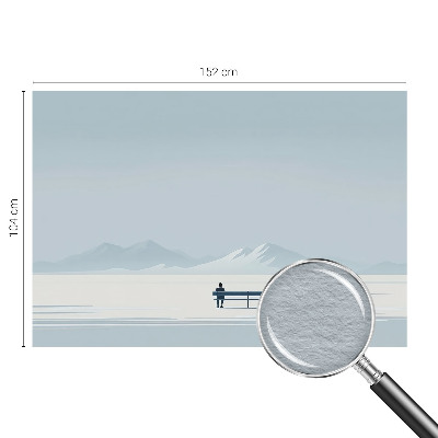 Papier peint panoramique tendance Minimalistická krajina