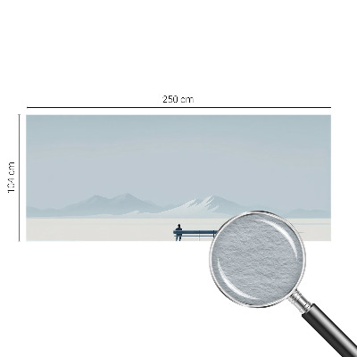 Papier peint panoramique tendance Minimalistická krajina