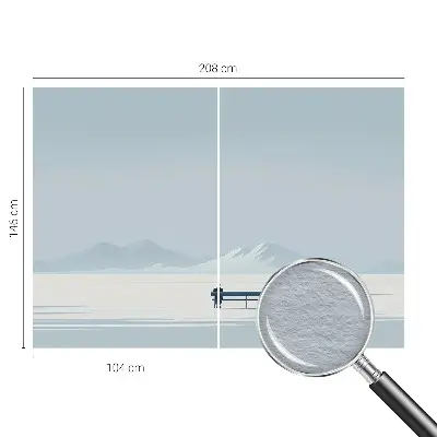 Papier peint photo sur tissu non tissé Paysage minimaliste