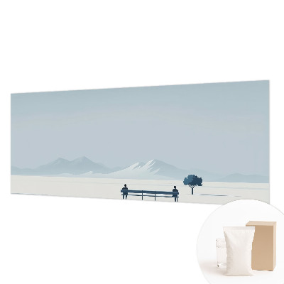Papier peint panoramique tendance Minimalistická krajina