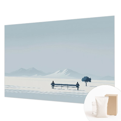 Papier peint panoramique tendance Minimalistická krajina