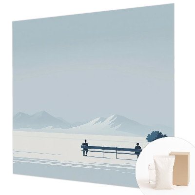 Papier peint panoramique tendance Minimalistická krajina