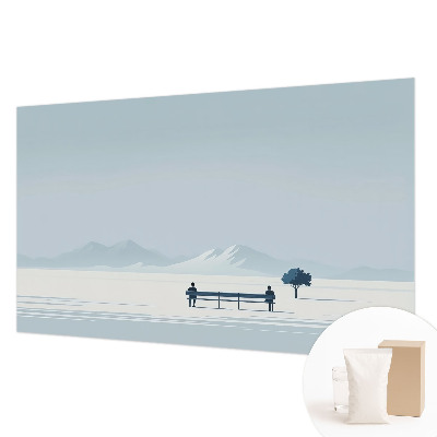 Papier peint panoramique tendance Minimalistická krajina
