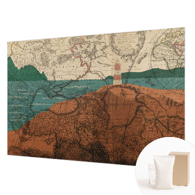 Papier peint panoramique facile à poser Historická mapa