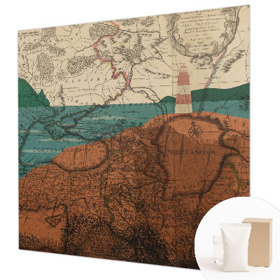 Papier peint panoramique facile à poser Historická mapa