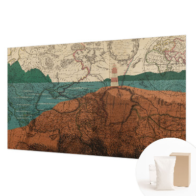 Papier peint panoramique facile à poser Historická mapa