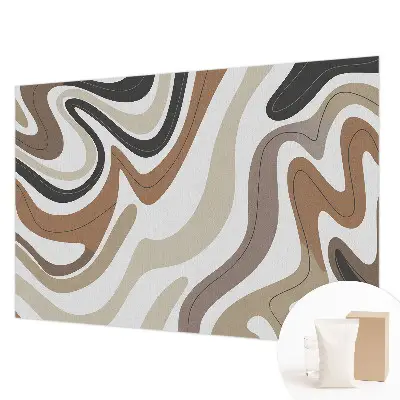 Papier peint intissé imprimé Vagues harmonieuses