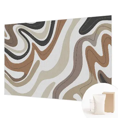 Papier peint intissé imprimé Vagues harmonieuses