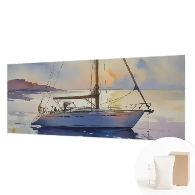 Papier peint photo grand format pour le mur Voilier Ouest