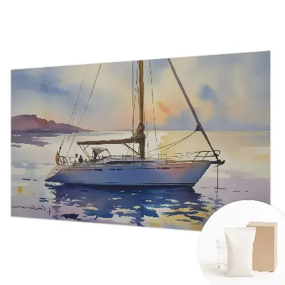 Papier peint photo grand format pour le mur Voilier Ouest