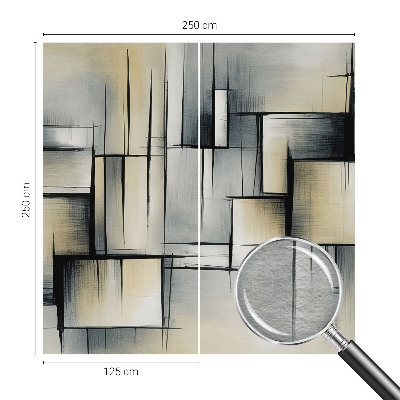 Tapisserie panoramique Abstraktná geometria