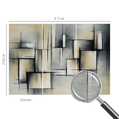 Tapisserie panoramique Abstraktná geometria