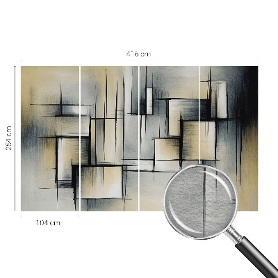 Tapisserie panoramique Abstraktná geometria