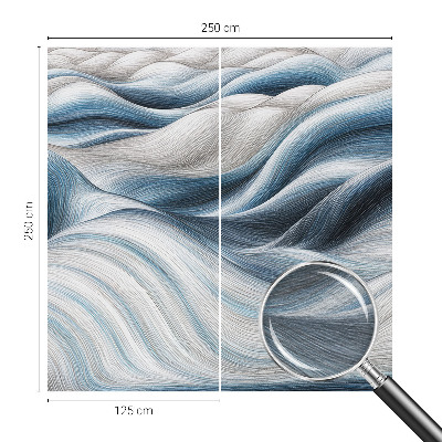 Tapisserie murale Jemné vlny