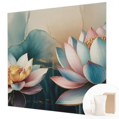 Papier peint photographique sur tissu non tissé Lotus de l'harmonie