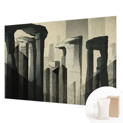 Papier peint intissé architecture brute