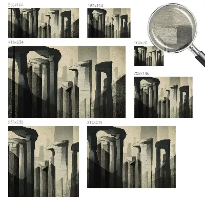 Papier peint intissé architecture brute