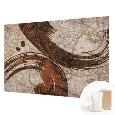 Papier peint chambre moderne Umelecká mapa