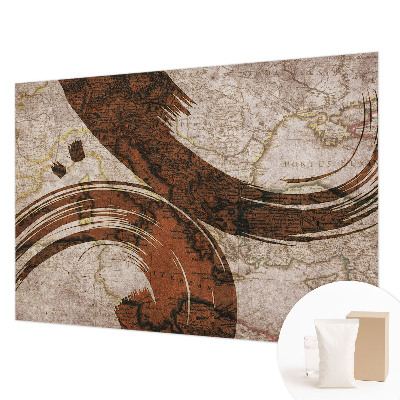 Papier peint chambre moderne Umelecká mapa