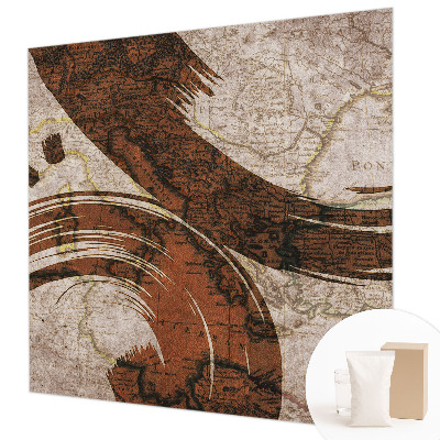 Papier peint chambre moderne Umelecká mapa