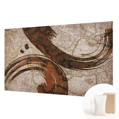 Papier peint chambre moderne Umelecká mapa