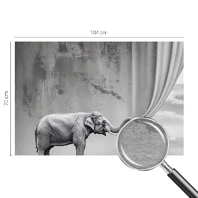 Papier peint intissé imprimé Éléphant surréaliste
