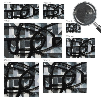 Papier peint panoramique enfant Expresívna geometria