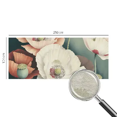 Papier peint photo imprimé sur tissu non tissé beauté florale