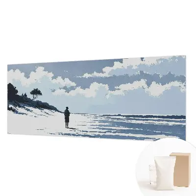 Papier peint photographique sur tissu non tissé Silence sur la plage