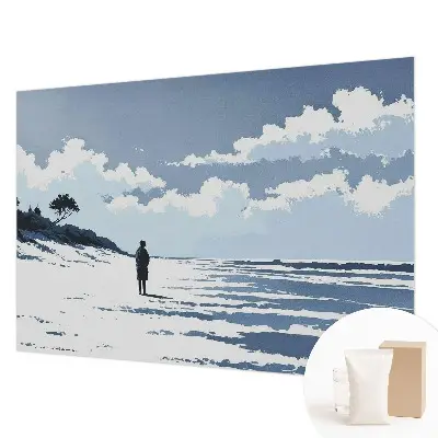Papier peint photographique sur tissu non tissé Silence sur la plage