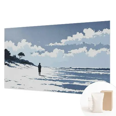 Papier peint photographique sur tissu non tissé Silence sur la plage