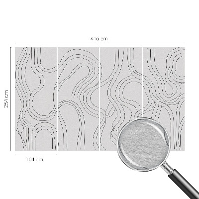 Papier peint photo intissé Organické linky