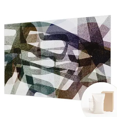 Papier peint intissé imprimé nœuds colorés