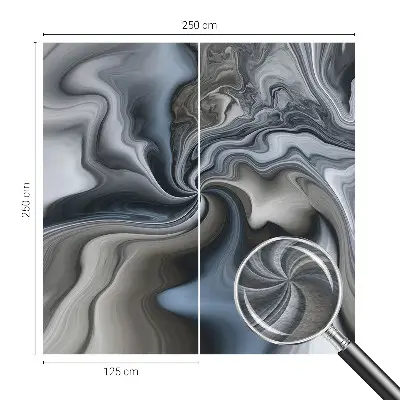 Papier peint photo sur tissu non tissé nuages ​​tourbillonnants