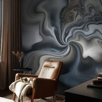 Papier peint photo sur tissu non tissé nuages ​​tourbillonnants