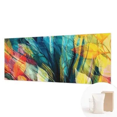 Papier peint photo grand format pour le mur Feuilles abstraites