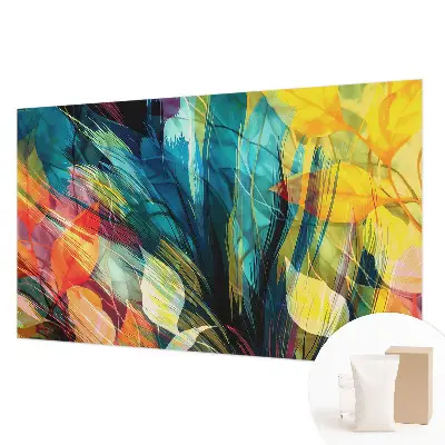 Papier peint photo grand format pour le mur Feuilles abstraites