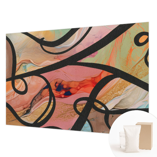 Papier peint panoramique intissé Farebný pohyb