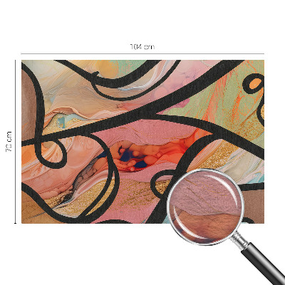 Papier peint panoramique intissé Farebný pohyb