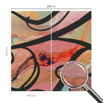 Papier peint panoramique intissé Farebný pohyb