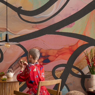 Papier peint panoramique intissé Farebný pohyb