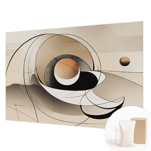 Papier peint panoramique chambre adulte Harmonická abstrakcia
