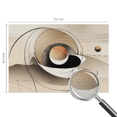 Papier peint photographique intissé Abstraction harmonieuse