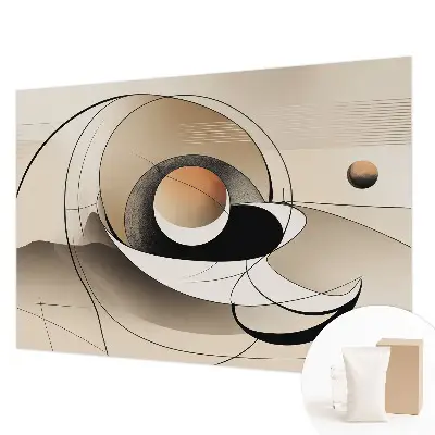 Papier peint photographique intissé Abstraction harmonieuse