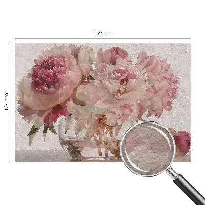 Papier peint intissé imprimé Charme de pivoine