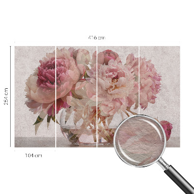 Papier peint panoramique tendance au motif « Pivoňkový kúzlo »